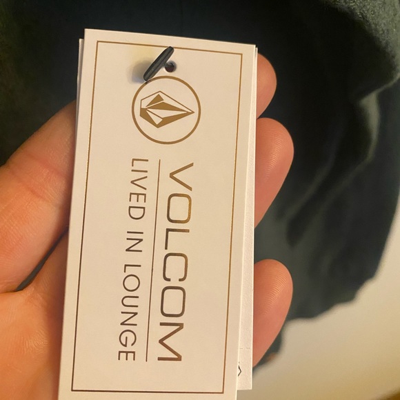 Volcom Lil Fleece Crew Dark Pine - Picture 8 of 13